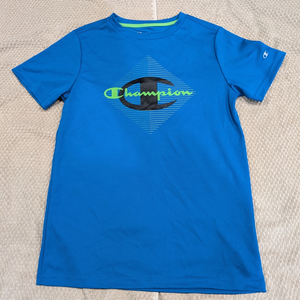 Champion Blue Graphic Logo Tee